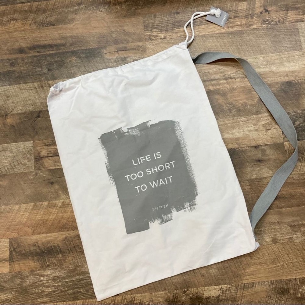 NWT PB Teen laundry sack with drawstring & strap